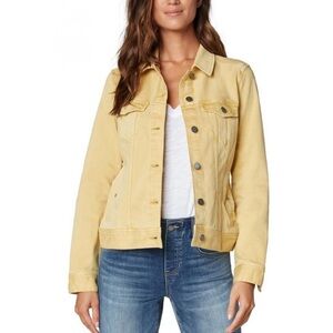 Liverpool Pale Yellow Denim Jacket